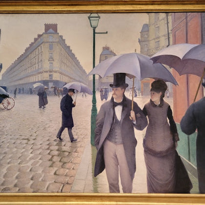Paris Street; Rainy Day by Gustave Caillebotte