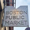 Boston public market sign