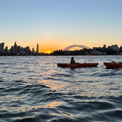 Golden glow over the Harbour Bridge