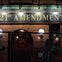 Nighttime entrance photo of the 21st Amendment
