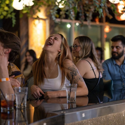 live comedy in an intimate setting