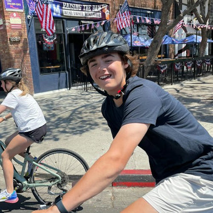 Big smiles in West Hollywood