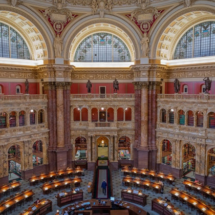 Main Reading Room of the Library of Congress