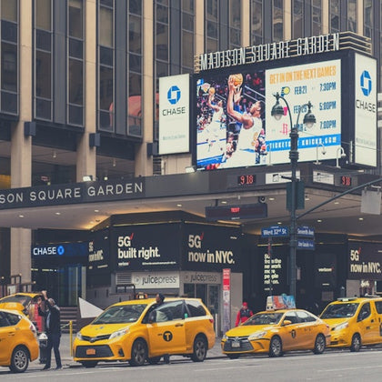 External entry to Madison Square Garden