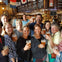 A group of guests enjoying a drink inside at The Lord Nelson Brewery Hotel
