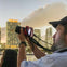 Many great photo opportunities as the skyline changes