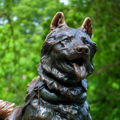 Statue of a famous dog in Central Park