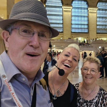 Happy Guests in Grand Central Station