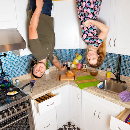 The Upside Down House at World of Illusions