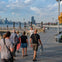 Visit street art overlooking the East River, Brooklyn