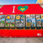 A vibrant mural with the text "I ❤️ THE BRONX" featuring various landmarks and cultural elements within each letter.