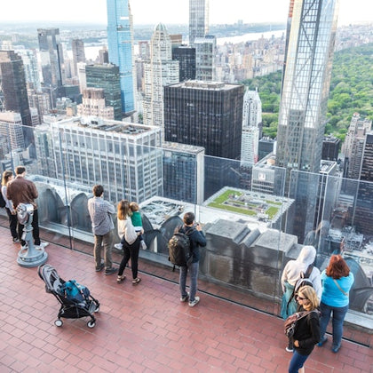Top of the rock rooftop