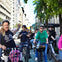 Guests enjoy their bike tour
