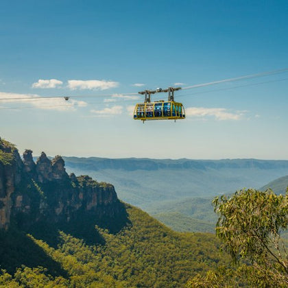 Enjoy the thrilling rides at Scenic World