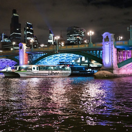 Uber Boat by Thames Clippers - by Night