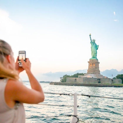 Take great photos of the Statue of Liberty from the Boat