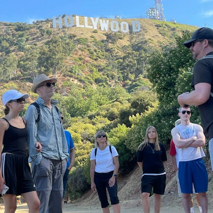 Stand below the one and only world famous Hollywood Sign!