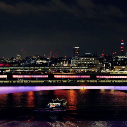 Illuminated London Bridges