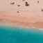 Aerial photo of a beach