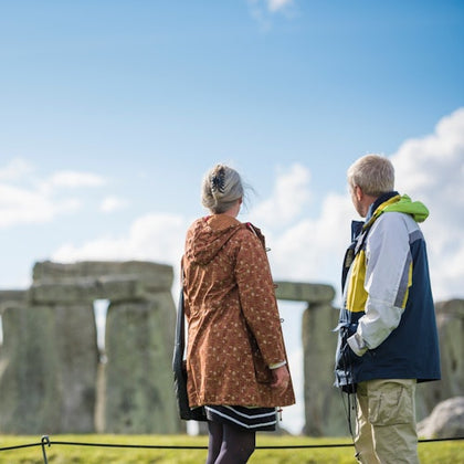 Visitors at Stonehenge