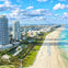 Aerial photo of Miami beach