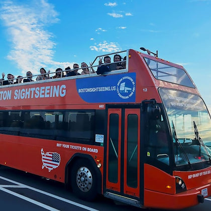 Guests Enjoying the Boston City Tour Ride