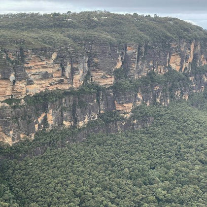 Take in the breathtaking views of the Blue Mountains