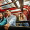People enjoy the Scenic Railway, part of Scenic World in Katoomba, Blue Mountains