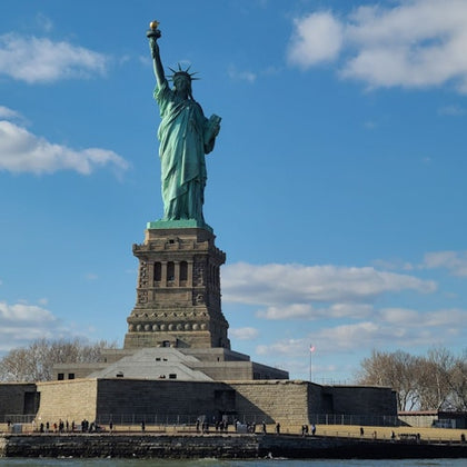 Statue of Liberty from the yacht