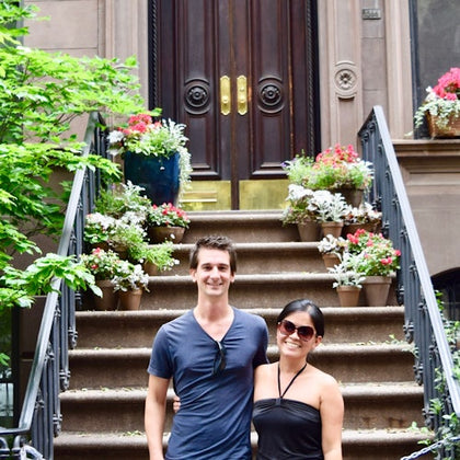 Carrie's West Village apartment stairs