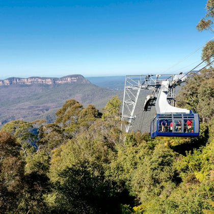 Enjoy the thrilling rides at Scenic World