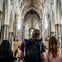 Exploring inside Westminster Abbey