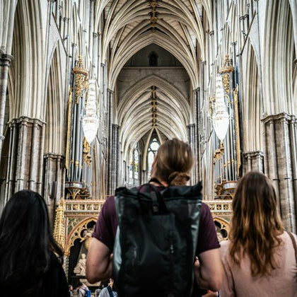Exploring inside Westminster Abbey
