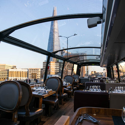 London: 4-Course Lunch on a Panaromic Bus Tour by Bustronome