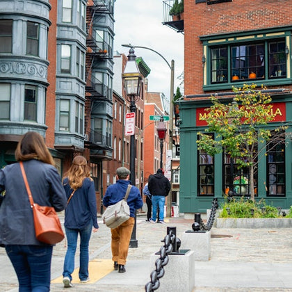 Stroll into Boston's North End while seeing every Freedom Trail landmark in Downtown Boston (2.5 House – 2.0 miles)