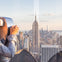 Empire State view from the Top of the Rock