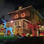 Reindeer on the lawn of this house