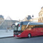 Traveling on an air-conditioned bus