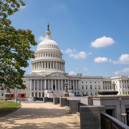 East front of the US Capitol