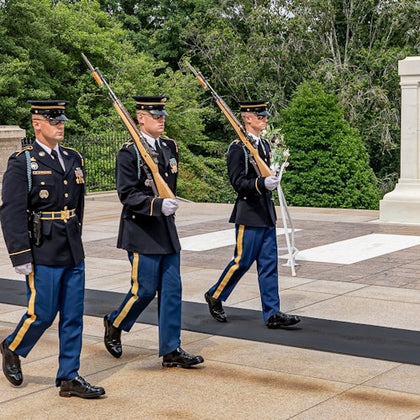 Changing of the Guard at the Tomb of the Unknown Soldier
