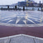 Boston harbor walk inlaid sidewalk mosaic.