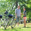Two riders enjoy a day trip to Mount Vernon