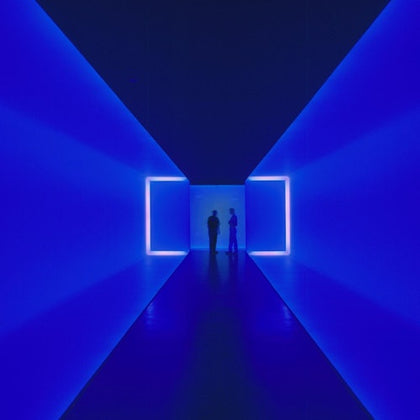 Walk through the stunning Turrell Tunnel connecting the Beck and Law Buildings