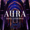 Interior of a cathedral with illuminated arches and text overlay reading 'Aura Grace Cathedral.'