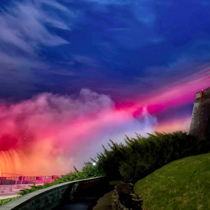 Niagara Falls - Illumination Tour experience where you can change the colors of the waterfalls yourself